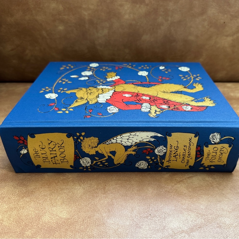 Blue Fairy Book Andrew Lang Folio Society with slipcover